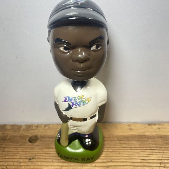 Other - Vintage Tampa Bay Devil Rays Bobblehead TEI 1999 Bat Boy in Uniform MLB Baseball